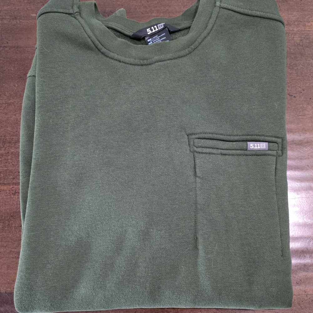 5.11 Tactical Green Sweatshirt L